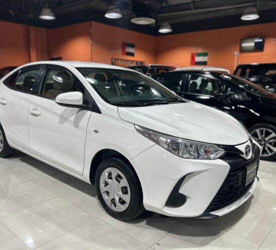 Toyota Yaris White 2021 4 Cylinder 1.5L – GCC Specification