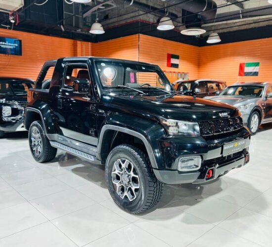 Baic BJ40F Black 2023 4 Cylinder 2.0T – GCC Specification Dealer Warranty