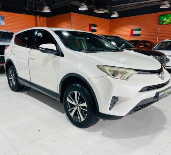 Toyota Rav4 White 2017 – GCC Specification